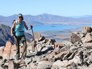 Snowshoeing and Alpine Hiking feature image - Alpine hiking above Lake Tekapo, Gamack Range, Cass Valley