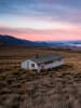 Explore the Two Thumb Range feature image - Sunset at Rex Simpson Hut, overlooking Lake Tekapo