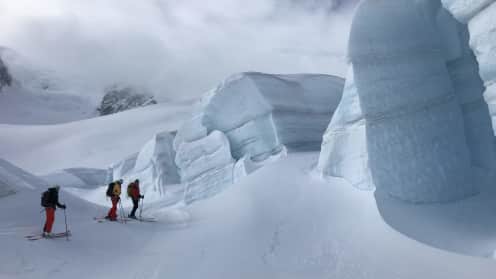  Daring to be Lydia | Empowering women ski‑touring in New Zealand’s Southern Alps - Ski touring with Lydia Bradey through Canyon Lands on the Tasman Glacier 1