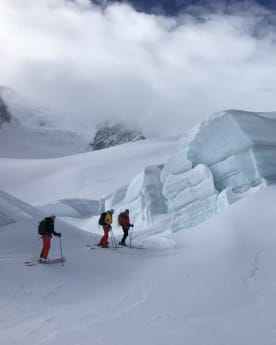 Articles - Daring to be Lydia - Ski touring with Lydia Bradey through Canyon Lands on the Tasman Glacier