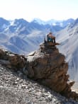 Alpine Hikes & Treks feature image - Gamack Range Traverse - on the ridge above Falcon's Nest Hut