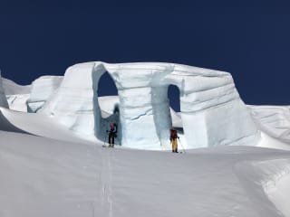 🎿 Ski Touring & Glacier Skiing feature image - Explore Canyon Lands on guided ski touring trips on the Tasman Glacier, Aoraki Mount Cook National Park