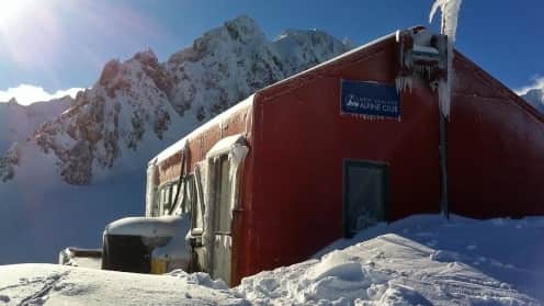 Fox Glacier Pioneer Hut | A High Alpine Base at the head of the Fox Glacier - Pioneer Hut at the head of the Fox Glacier in Westland National Park 1