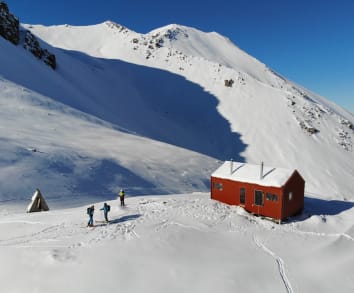Private Mountain Huts - Erewhon Hut - Erewhon Hut in the Potts Range is a great base for ski and split-board touring 2