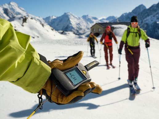 New Zealand Backcountry Skiing & Split-boarding - Backcountry Skills & Avalanche Courses - MSC Avalanche Skills Course 2 - Avalanche skills course beacon group check - Avalanche skills course beacon group check 3
