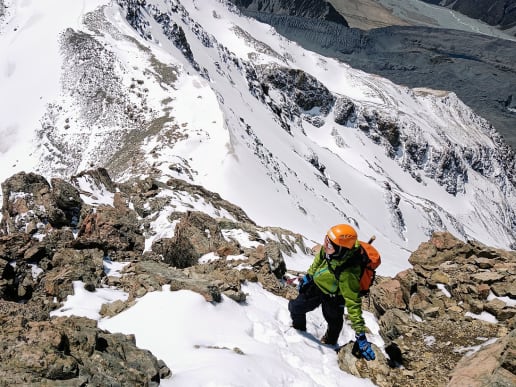 New Zealand Alpine Hikes, Trekking & Snowshoeing - Trans-Alpine Crossings & Traverses - Ball Pass Crossing - Ball Pass - Ball Ridge scrambling - Ball Pass - Ball Ridge scrambling 8