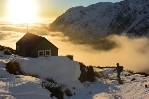 Venue: Chancellor Hut (winter) - Chancellor Hut, Fox Glacier, Westland National Park
