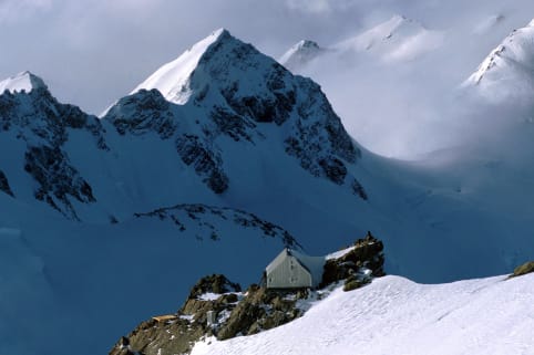 Venue: Kelman Hut (summer) - Kelman Hut, Tasman Saddle, Aoraki Mount Cook National Park