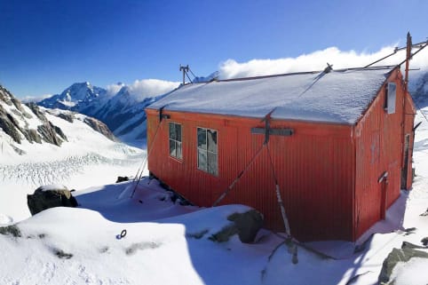 Venue: Tasman Saddle Hut (summer) - Tasman Saddle Hut - Tasman Glacier, Aoraki Mount Cook