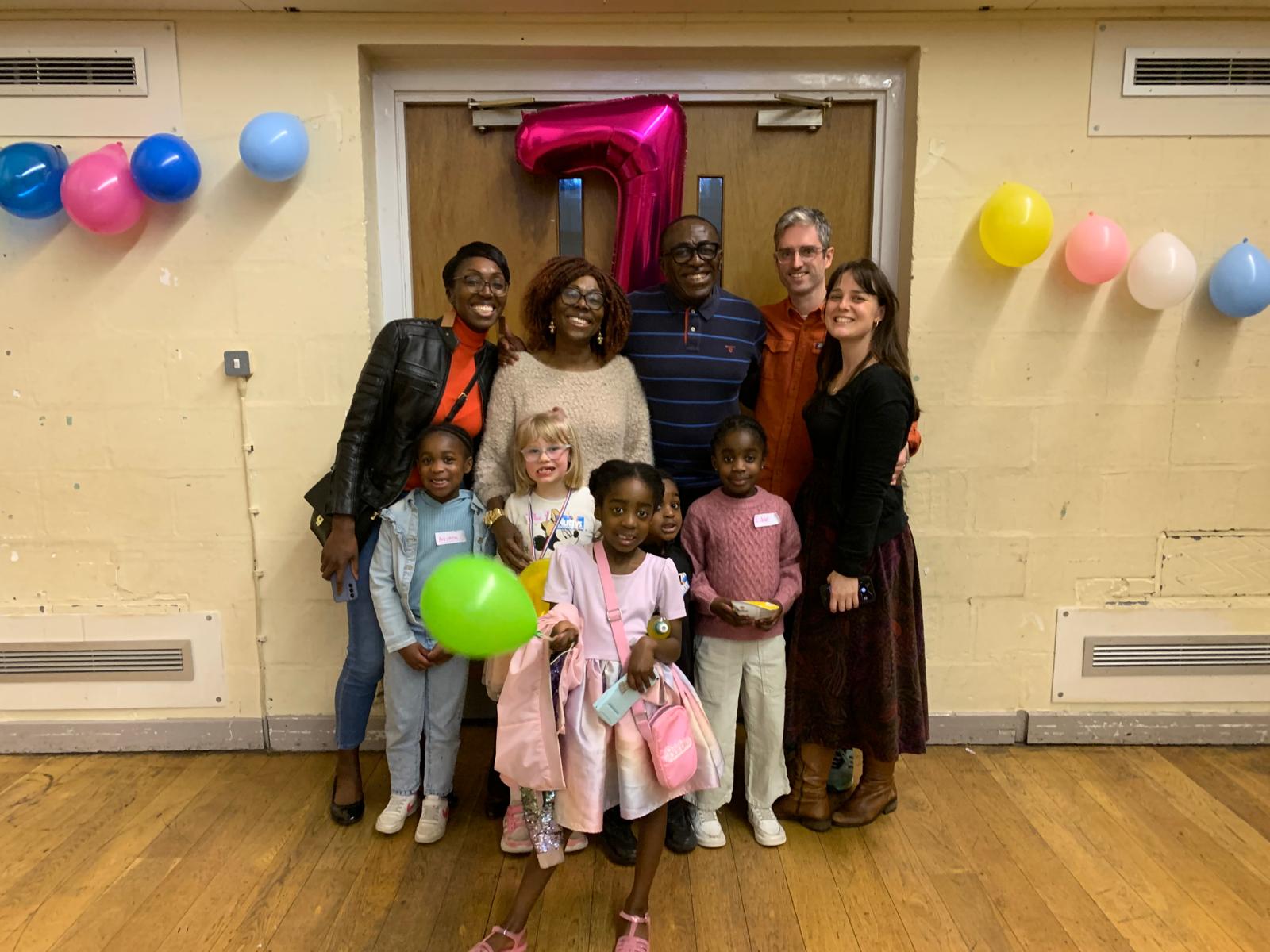 Christian fellowship event showing community members celebrating together