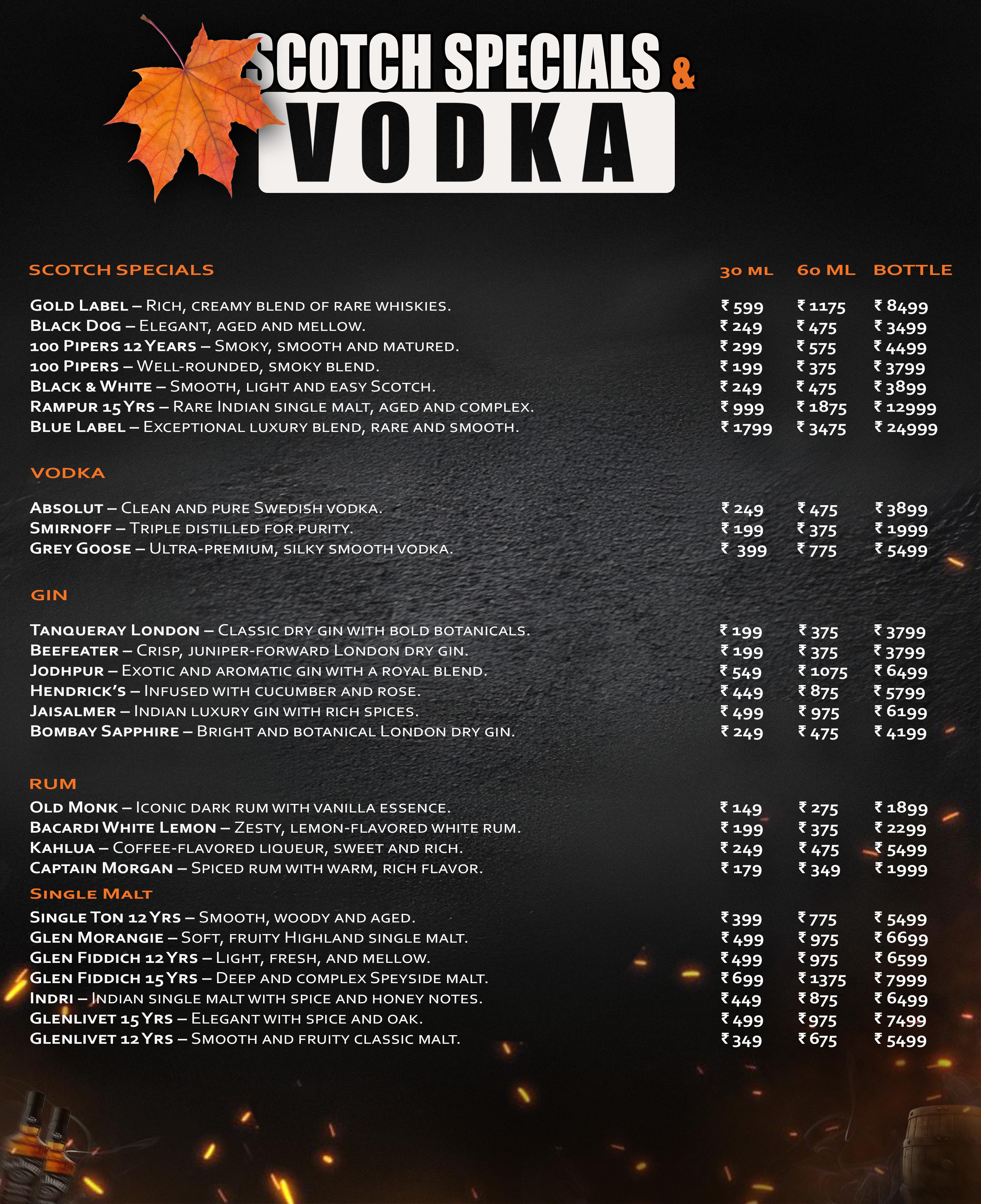 Menu Page 3