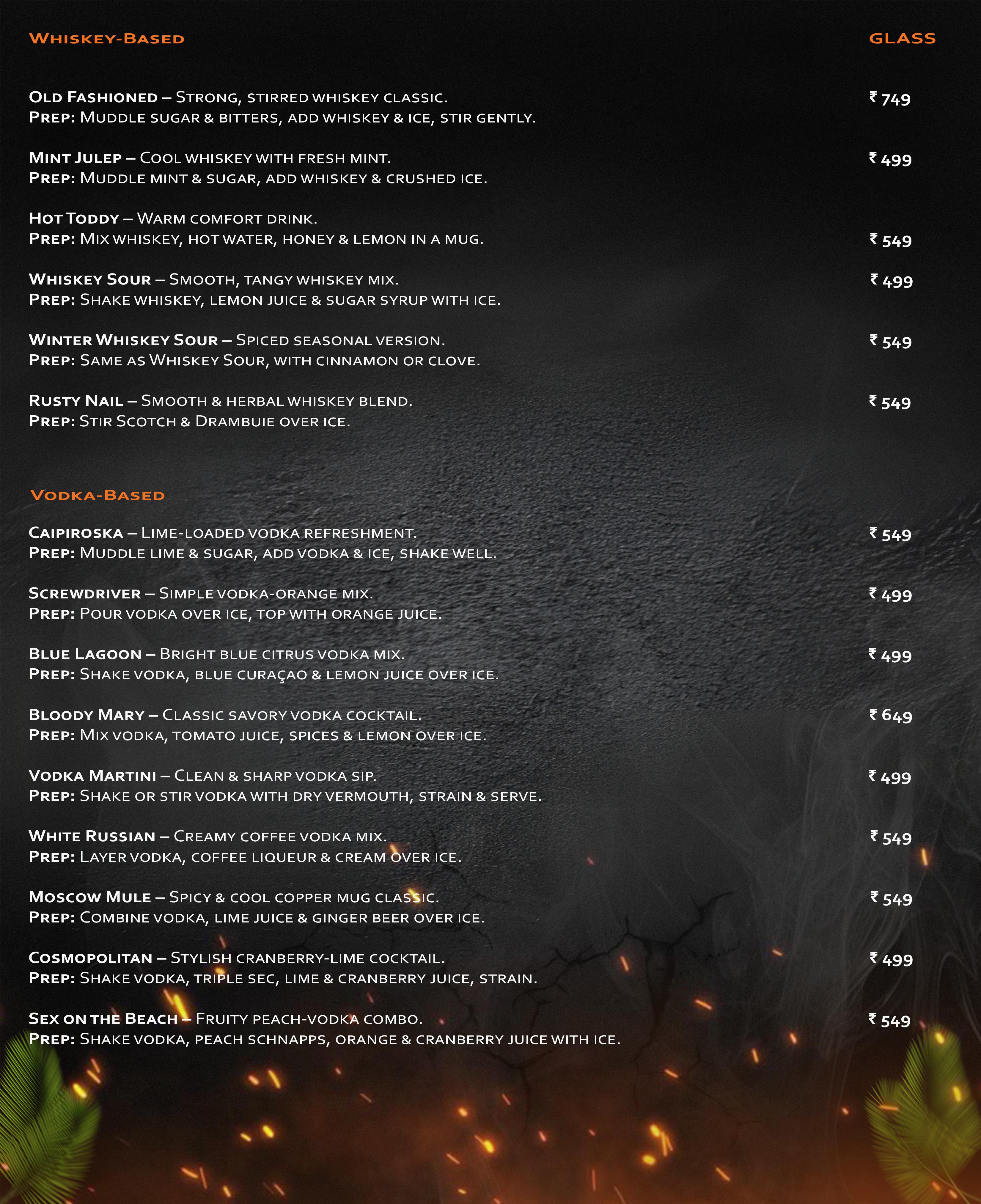 Menu Page 6