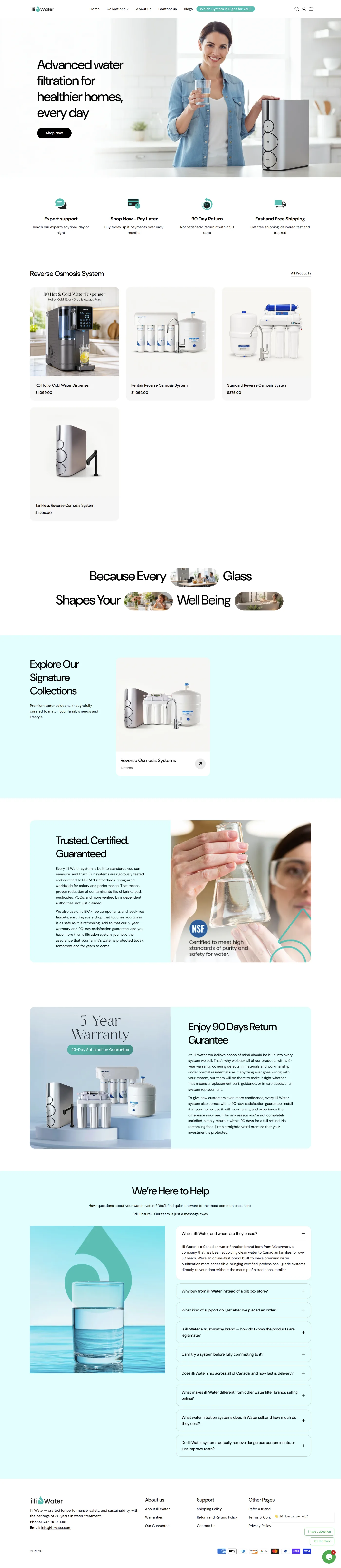 Illi Water — full page screenshot