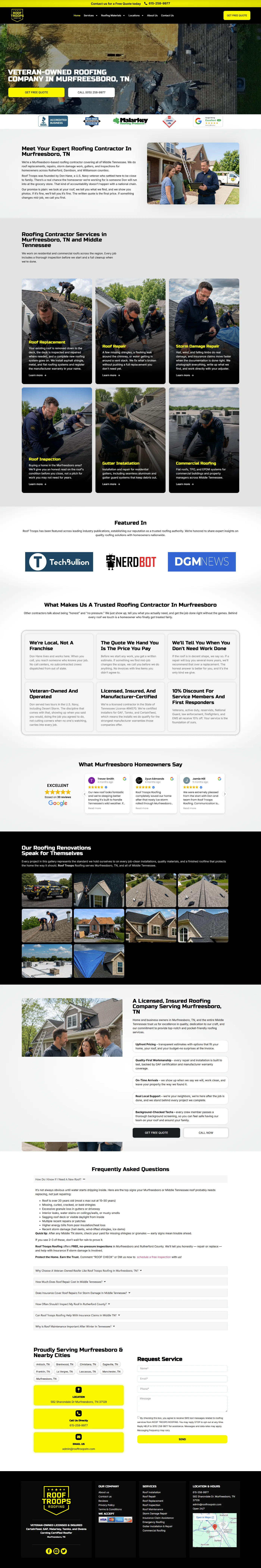 Roof Troops — full page screenshot