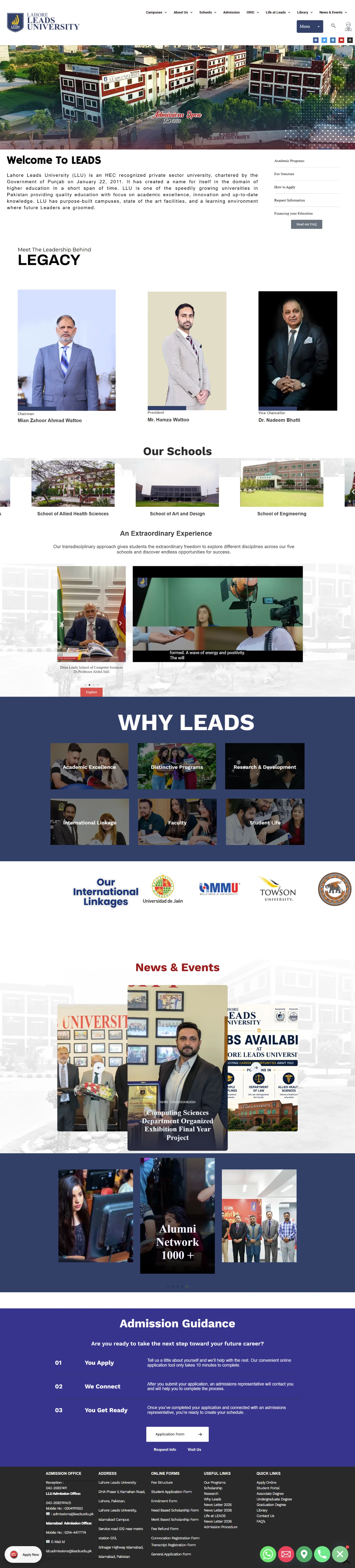 Leads University — full page screenshot