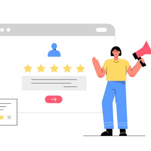 illustration of reviews