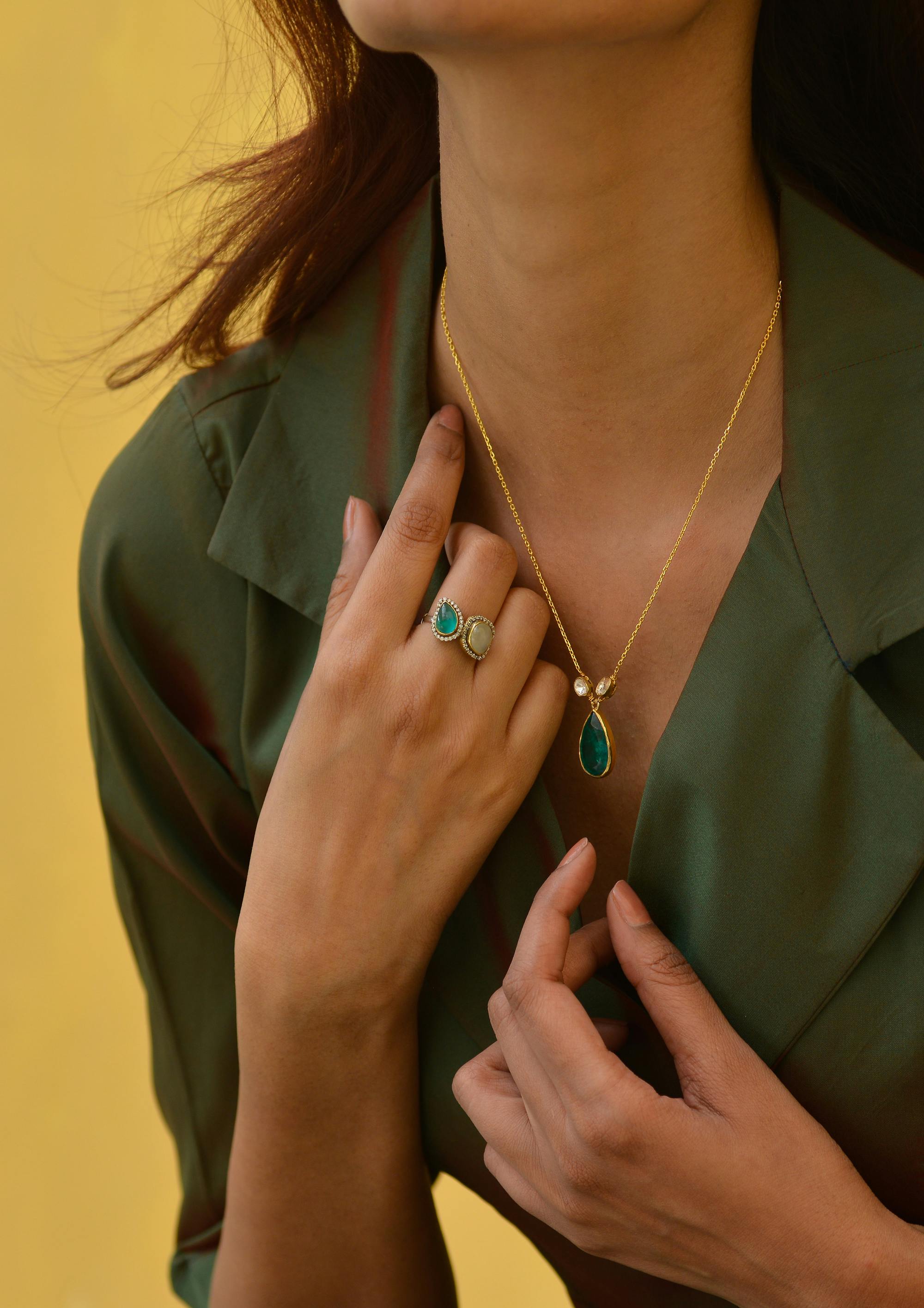 Emerald Elegance Pendant