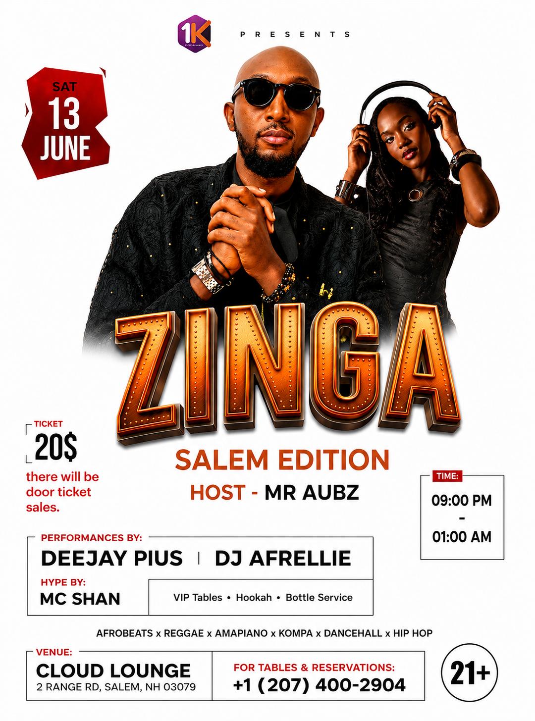 Cloud Lounge flyer