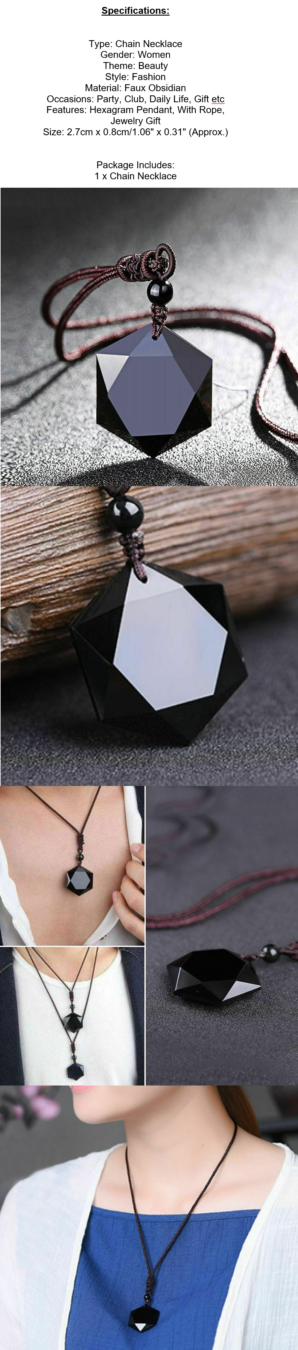 Black Fashion Necklace