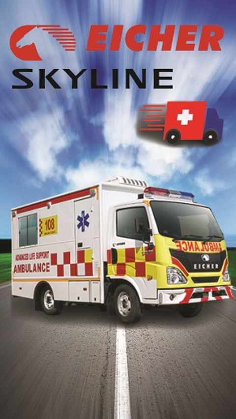 Eicher Skyline Ambulance Series with full details