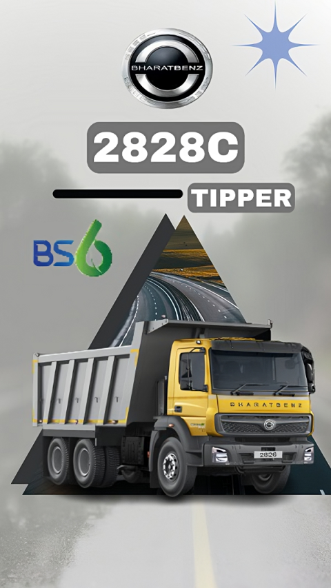Highlights of BharatBenz 2828C Tipper