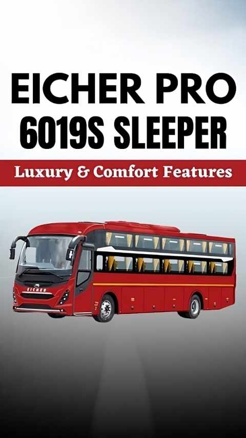 Discover Excellence in Intercity Travel: Eicher Pro 6019S 13.5m Bus