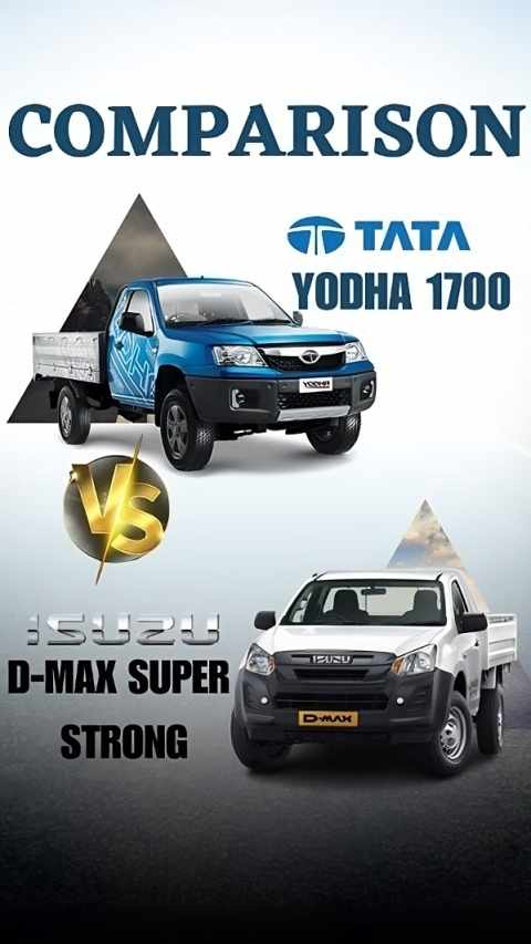 Battle for Supremacy: Tata Yodha 1700 vs Isuzu D-Max Super Strong