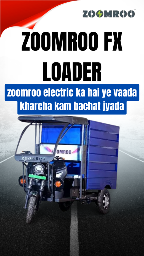 Enhancing Delivery Operations: The Zoomroo FX Loader EV Rickshaw