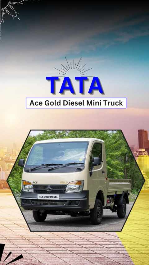 New Tata Ace Gold Diesel With 7.2 feet x 4.9 feet body length
