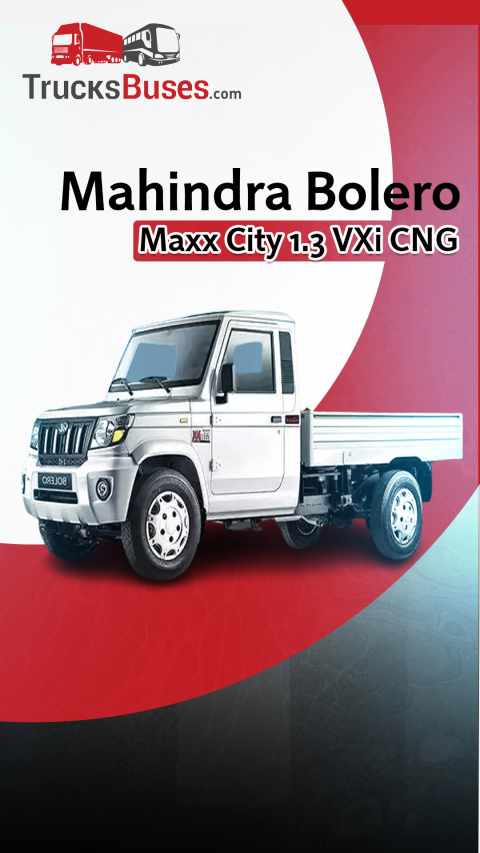 Introducing the Mahindra Bolero Maxx Pik-Up City 1.3 VXi CNG