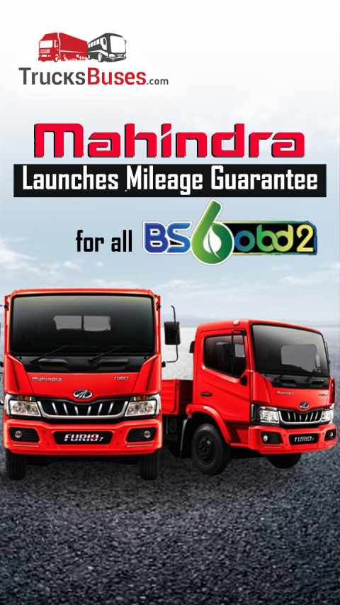 Mahindra Presents Mileage Guarantee for its entire range of BS6 OBD2 trucks