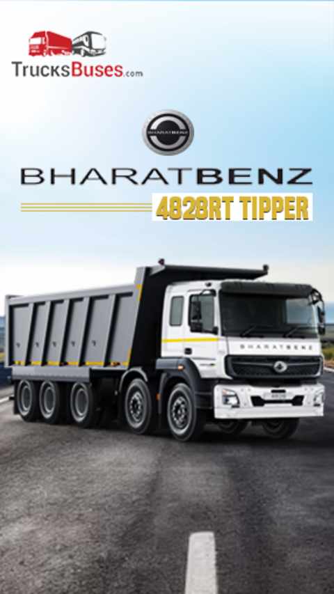Key Specifications of BharatBenz 4828RT Tipper