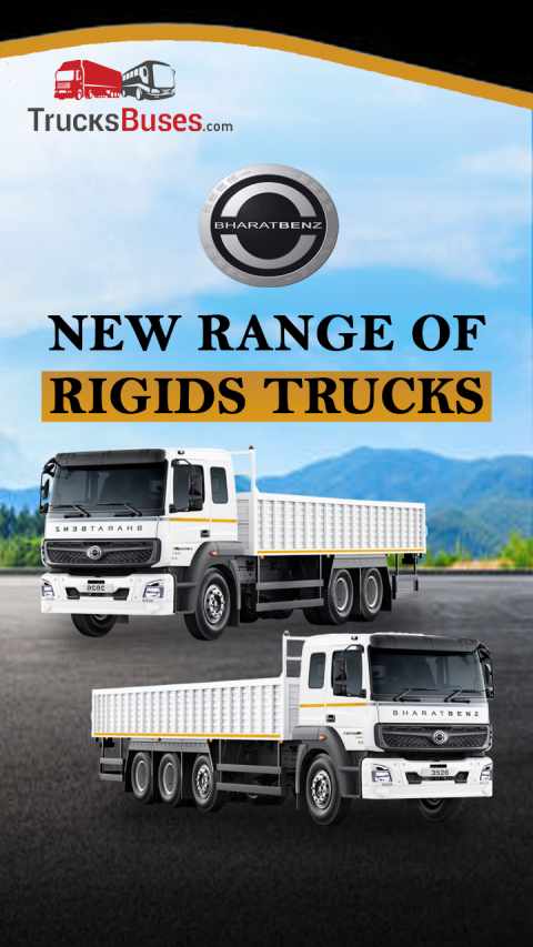 BharatBenz All-New Rigids Range Truck - Engineering With Globally Proven Technology For Bharat