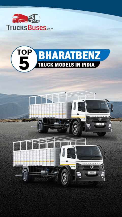 Top 5 Bharatbenz Trucks in India - Prices & Specs
