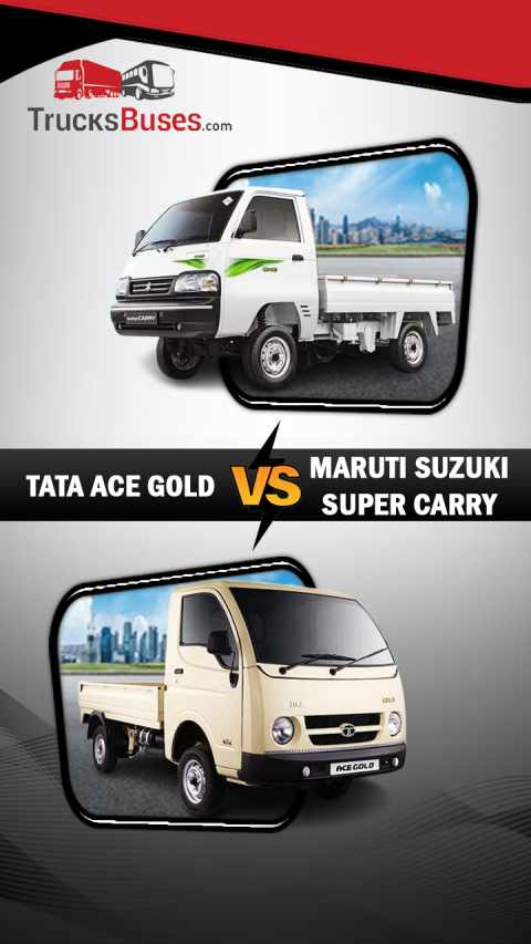 Tata Ace Gold Vs Maruti Suzuki Super Carry: Comparison of Mileage & Payload Capacity