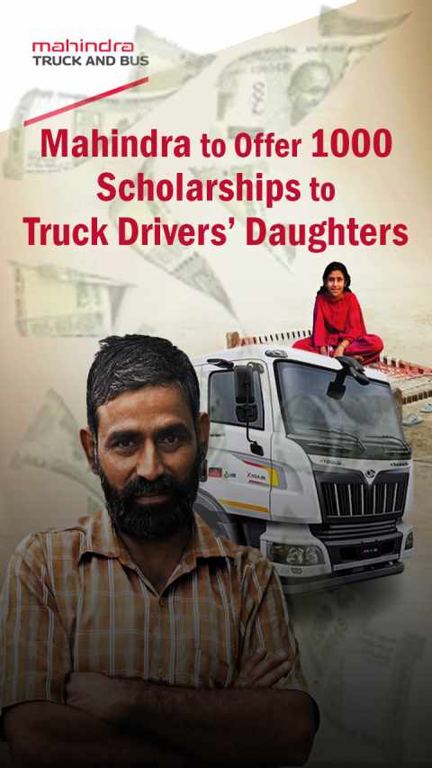 Mahindra to Offer 1000 Scholarships to Truck Drivers’ Daughters
