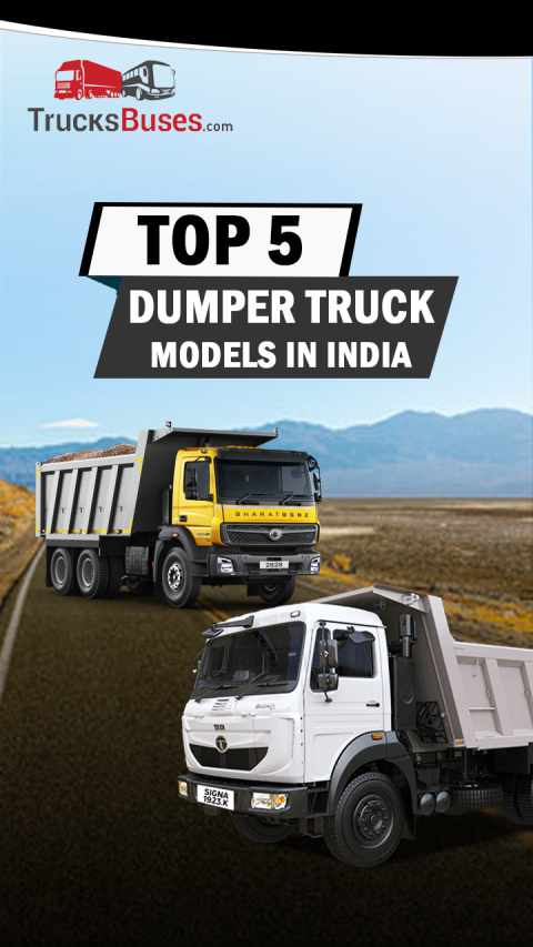 Top 5 Dumper Truck Models in India - Price & Features