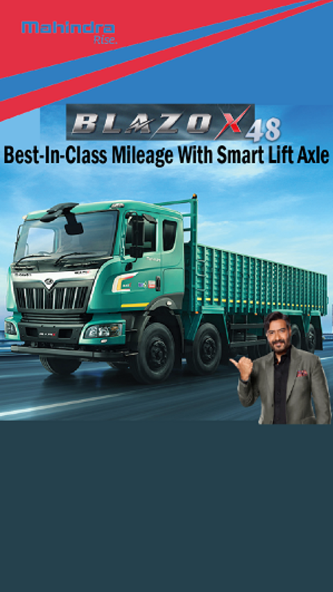 Mahindra Truck And Buses Launch 16 Wheeler Mahindra Blazo X 48 Truck