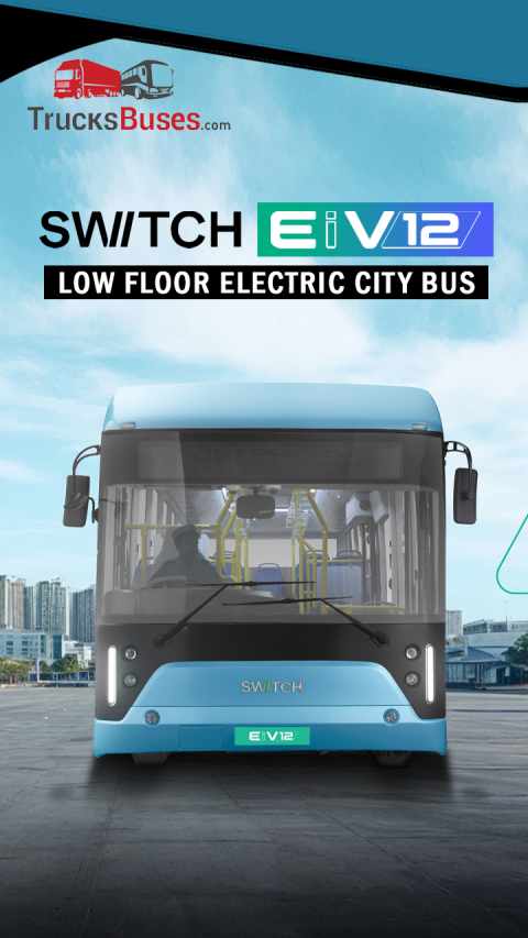 SWITCH EiV 12 - Switch Mobility Unveils Low Floor Electric City Bus