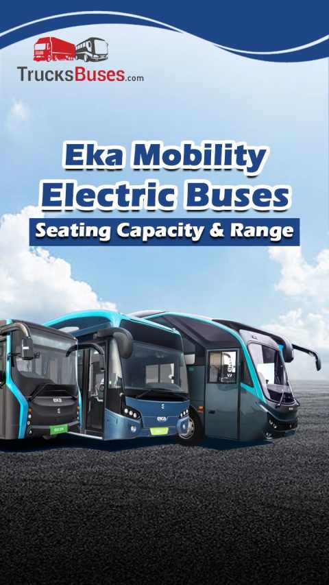 Eka Mobility Bus Range in India - Seating Capacity & Range