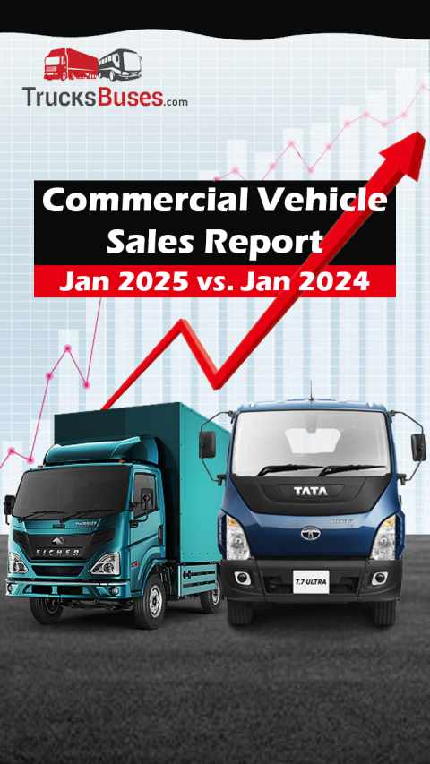 Commercial Vehicle Sales Report: January 2025 vs. January 2024!