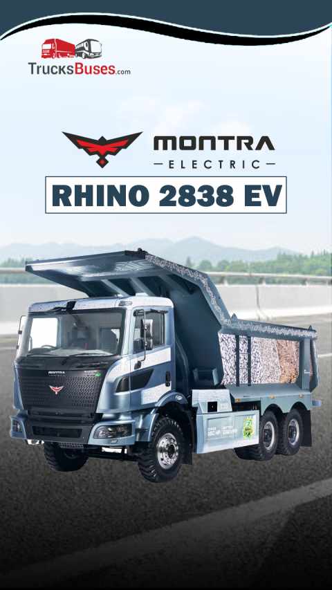 Montra Rhino 2838 EV Tipper - Specs & Features