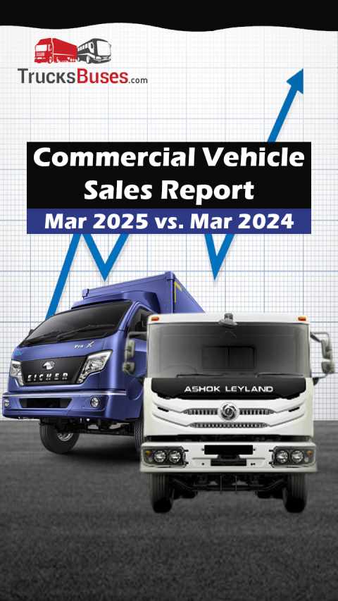 Commercial Vehicle Sales Report: March 2025 vs. March 2024!