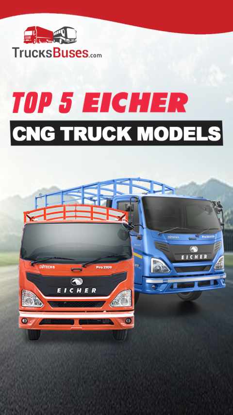 Top 5 Eicher CNG Truck Models in India: Features and specifications