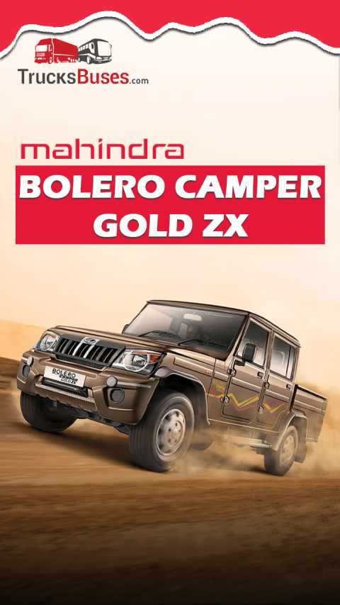 Mahindra Bolero Camper Gold ZX - Specifications & Features