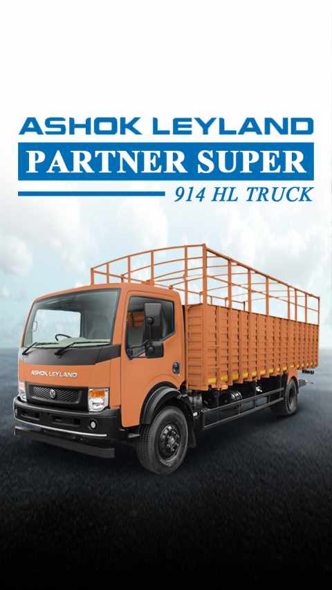 Ashok Leyland Partner Super 914 HL - Engine, Power & Performance for Profitable Transport