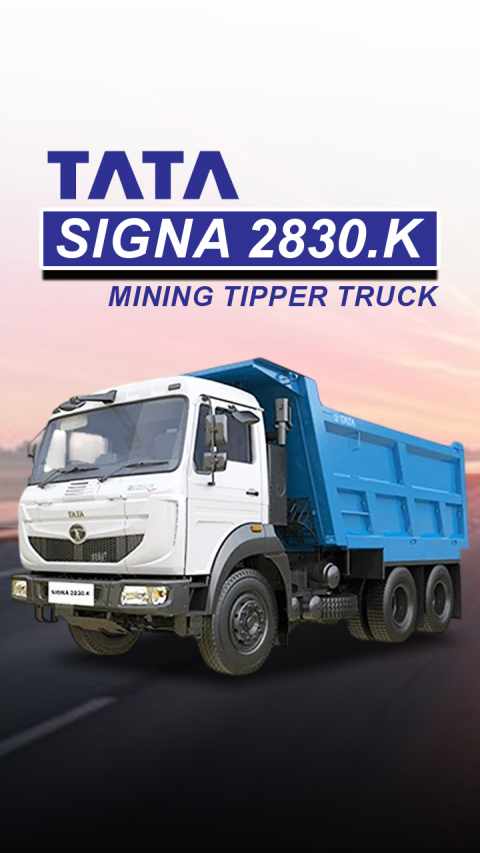 Tata Signa 2830.K – Heavy-Duty Mining Tipper with 300 HP Power