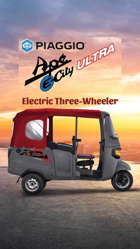Piaggio Apé E-City Ultra Electric Auto Rickshaw – Specs & Smart Features