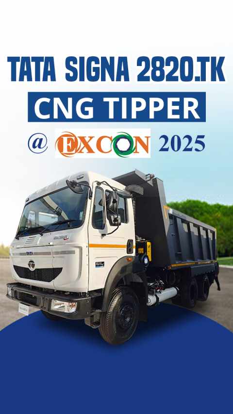 Tata Motors Introduces Signa 2820.TK CNG at EXCON 2025