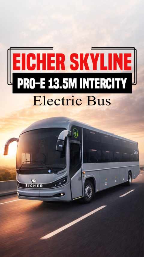 Eicher Skyline Pro-E 13.5m Intercity Electric Bus Specifications